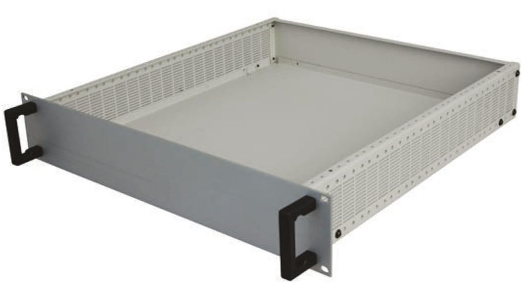 Boîtier 19'', Montage sur rack, 2U, Aluminium, 483x88x466mm